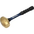 Gray Tools Gray Tools 2lb. Brass Hammer, Fiberglass Super Grip Handle BRS2A